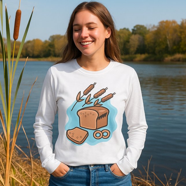 Camiseta Comida rústica para granjas de pan integral (Subido por el creador)