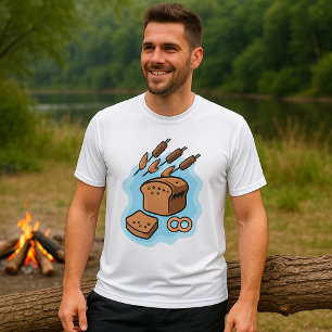 Camiseta Comida rústica para granjas de pan integral