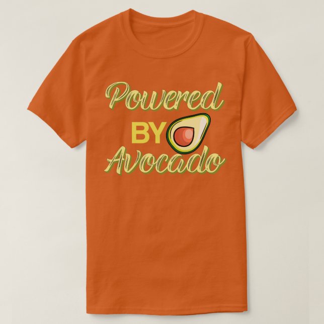 Camiseta Comida saludable con aguacate (Diseño del anverso)