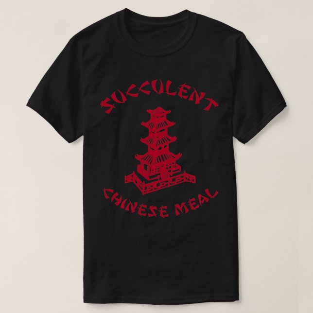 Camiseta COMIDA SUCULENTA CHINA saque Dosza un regalo diver (Diseño del anverso)