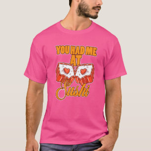 Camiseta Comida Tempura Daikon Nori Soysauce Asia Oriental