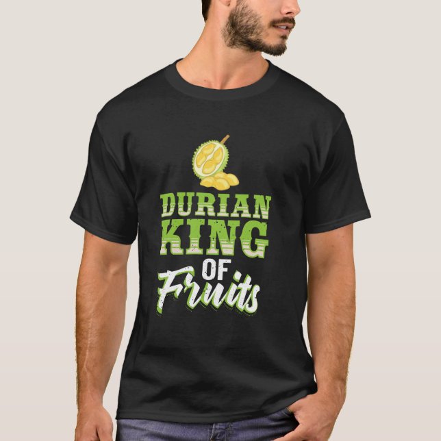 Camiseta Comida tropical asiática divertida con frutas de d (Anverso)