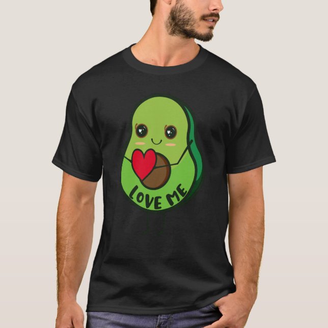 Camiseta comida vegana de aguacate (Anverso)