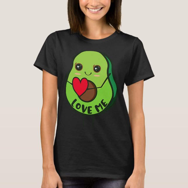 Camiseta comida vegana de aguacate (Anverso)