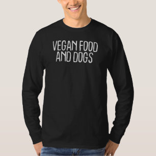 Camiseta Comida Vegana Y Perros