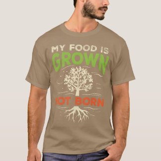 Camiseta Comida vegana y vegetariana a base de plantas Amig