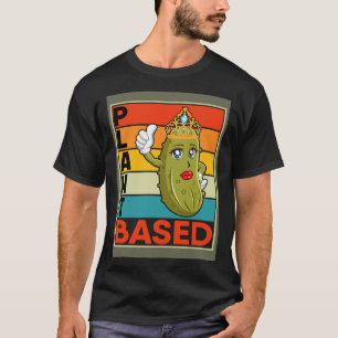 Camiseta Comida Vegetariana Vegana  Pepino Reina Encurtido