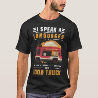 Camiseta Comidas Callejeras en Rueda de Comida Compañeros d