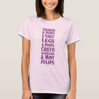 Camiseta Comidas del parque temático totalmente épicas