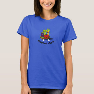 Camiseta Comidas divertidas en las ruedas