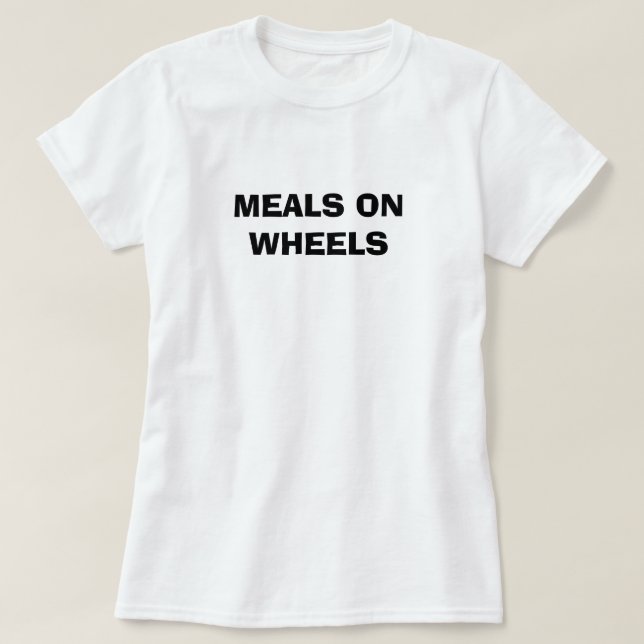 CAMISETA COMIDAS EN LAS RUEDAS (Diseño del anverso)