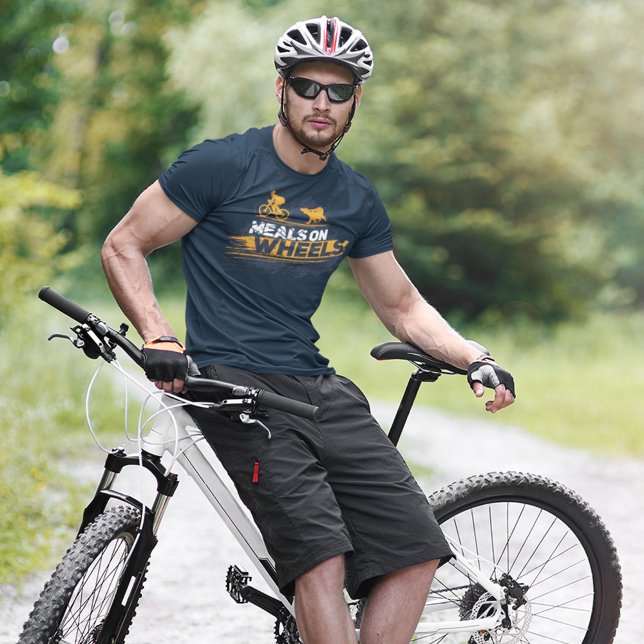 Camiseta Comidas en ruedas Entusiastas del ciclismo Acampar (Subido por el creador)