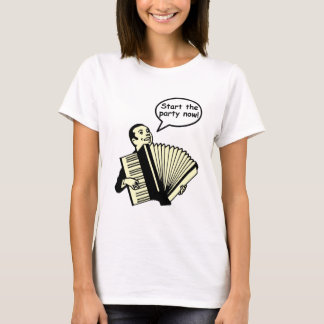 Camiseta ¡Comience el fiesta! (Acordeón)