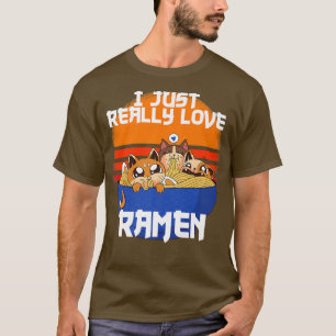 Camiseta Comiendo Sopa de Fideos Ramen Japón2515