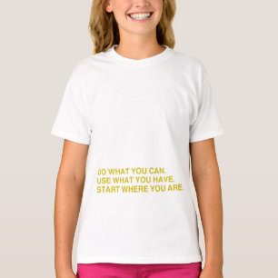 Camiseta Comienza Donde Estás