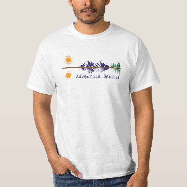 Camiseta Comienza la aventura (Anverso)