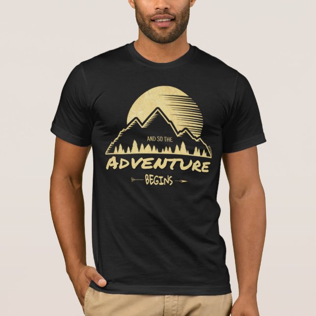 Camiseta Comienza la aventura (Anverso)