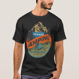 Camiseta Comienza la aventura del camping de verano