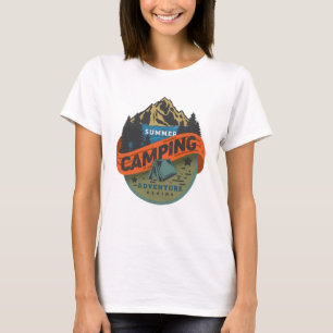 Camiseta Comienza la aventura del camping de verano