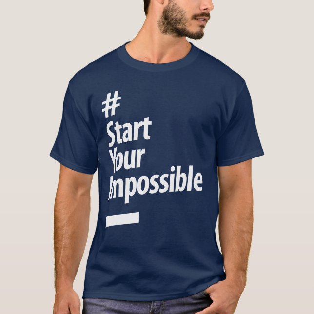 Camiseta Comienza tu Imposible - La vida dulce (Anverso)