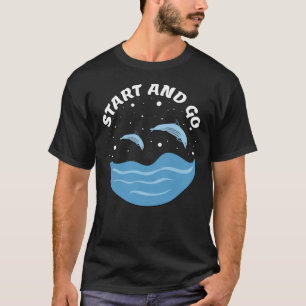 Camiseta ¡Comienza y Vamos! - Delfines Adorables
