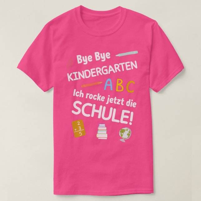 Camiseta Comienzo de la escolarización de los niños 28 (Diseño del anverso)