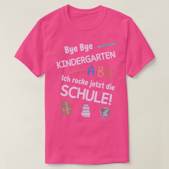 Camiseta Comienzo de la escolarización de los niños 50 (Diseño del anverso)