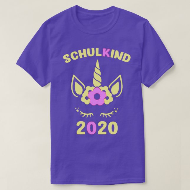 Camiseta Comienzo de la escolarización de niños de edad esc (Diseño del anverso)