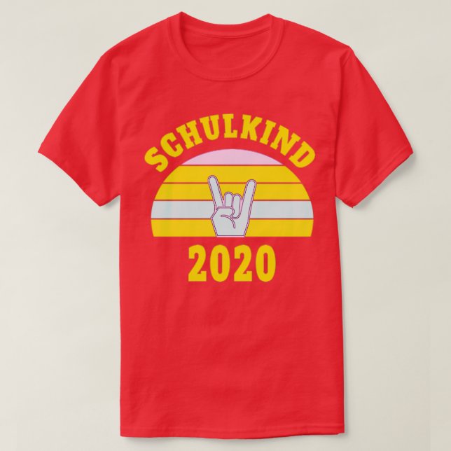 Camiseta Comienzo de la escolarización del niño de edad 1 (Diseño del anverso)