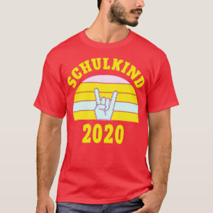 Camiseta Comienzo de la escolarización del niño de edad 1