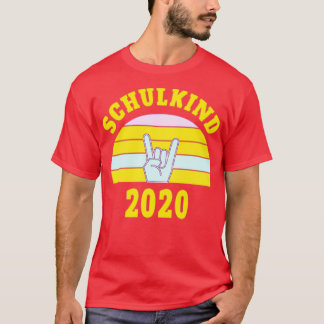 Camiseta Comienzo de la escolarización del niño de edad 1