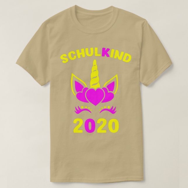 Camiseta Comienzo de la escolarización del niño de edad esc (Diseño del anverso)