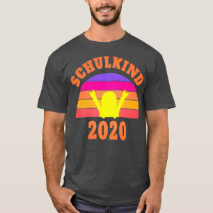 Camiseta Comienzo de la escolarización del niño vintage