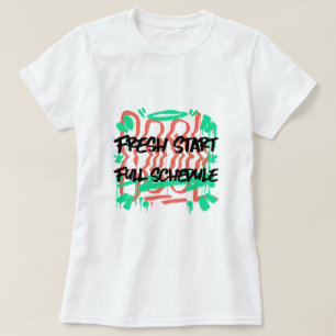Camiseta Comienzo de la escuela de horario completo de inic