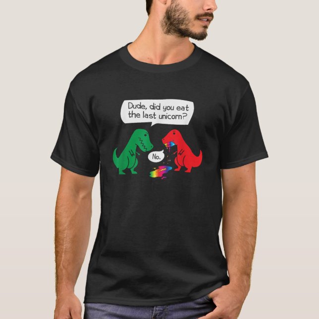 Camiseta ¿Comieron El Último Aparcamiento De Dinosaurios De (Anverso)