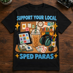 Camiseta Comilla de maestro de educación especial "Apoya a