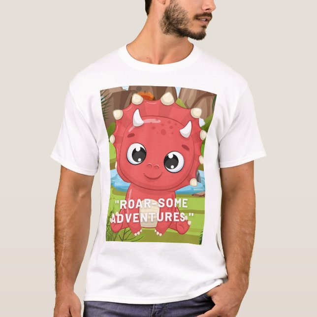 CAMISETA COMILLAS DE DINOSAURIO PREHISTÓRICOS  (Anverso)