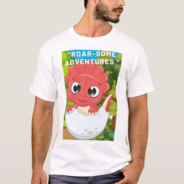 CAMISETA COMILLAS DE DINOSAURIO PREHISTÓRICOS  (Anverso)