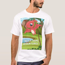 CAMISETA COMILLAS DE DINOSAURIOS PREHISTÓRICOS 