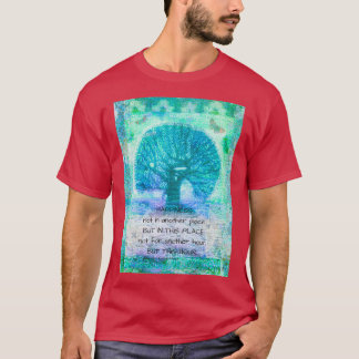 Camiseta comillas de felicidad inspiradora Walt Whitman
