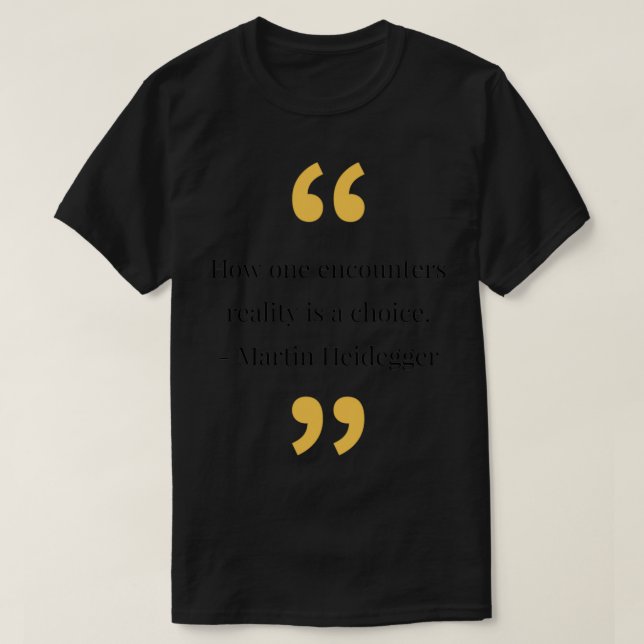 Camiseta comillas de filosofía Classic TShirt (Diseño del anverso)