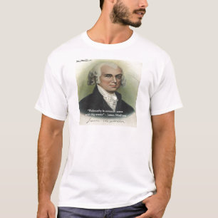 Camiseta Comillas de James Madison "Filosofía/Sentido común