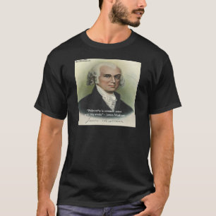 Camiseta Comillas de James Madison "Filosofía/Sentido común