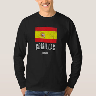 Camiseta Comillas España Es Bandera Ciudad Ropa