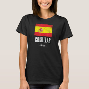 Camiseta Comillas España Es Bandera Ciudad Ropa