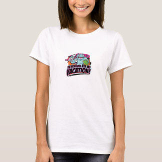 Camiseta ¡Comió mis vacaciones!  Una versión más pequeña