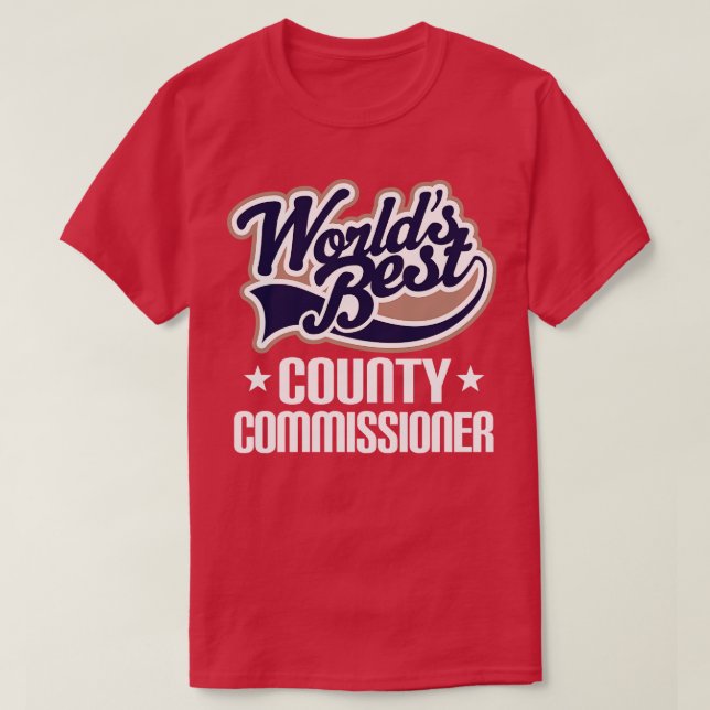 Camiseta Comisionado de condado (Diseño del anverso)
