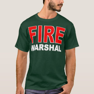 CAMISETA COMISIONADO DE INVESTIGADOR MARSHAL DE INCENDIO