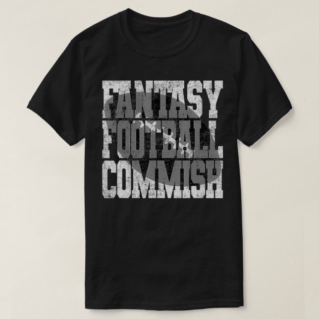 Camiseta Comisionado de la Fantasy Football League (Diseño del anverso)