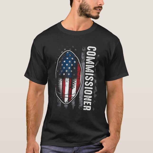 Camiseta Comisionado Fantasy Comisión Estadounidense de Fút (Anverso)